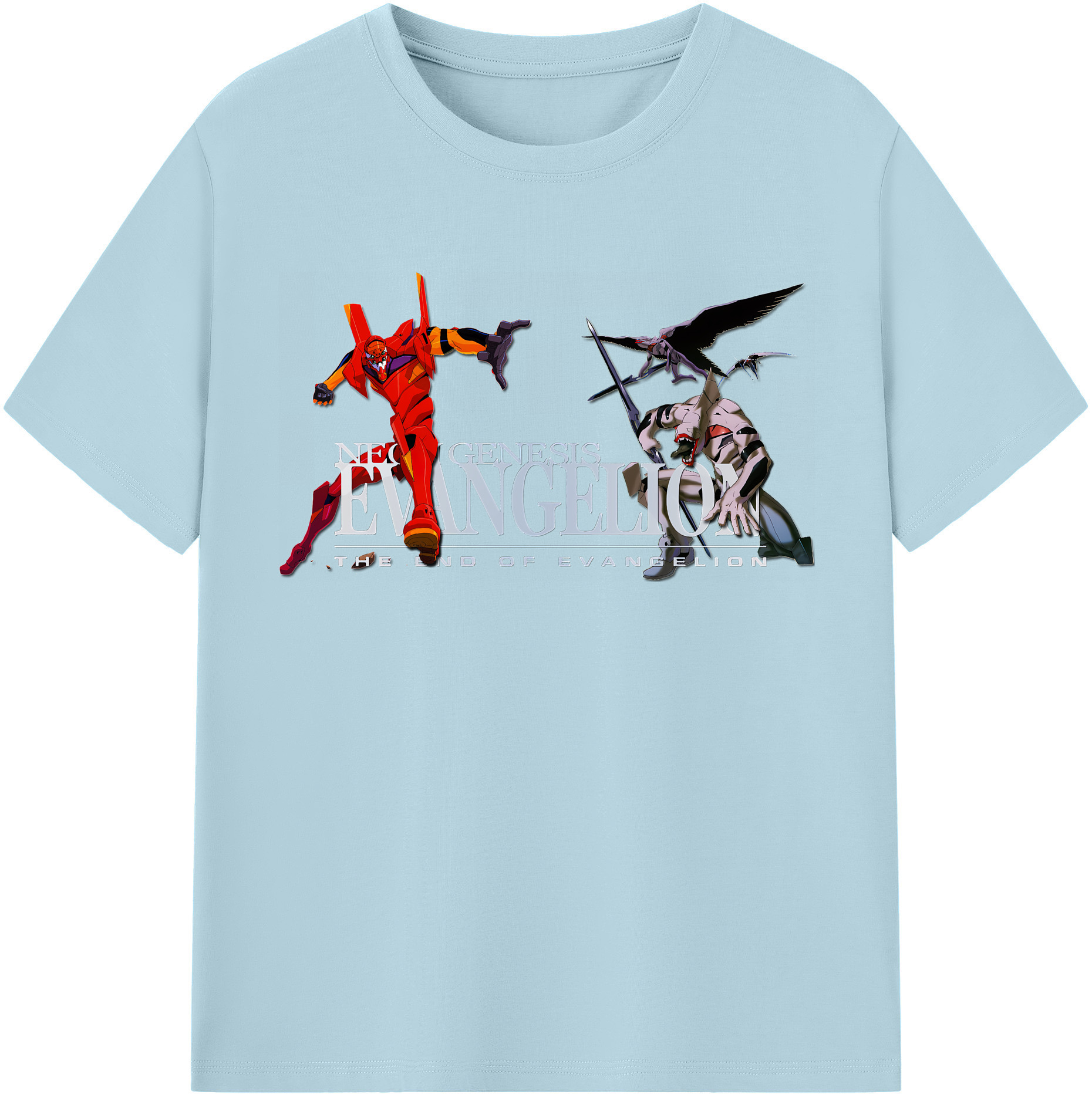 （画像用） EVA 新世紀エヴァンゲリオン 綿100％半袖Tシャツ（フロントプリント）